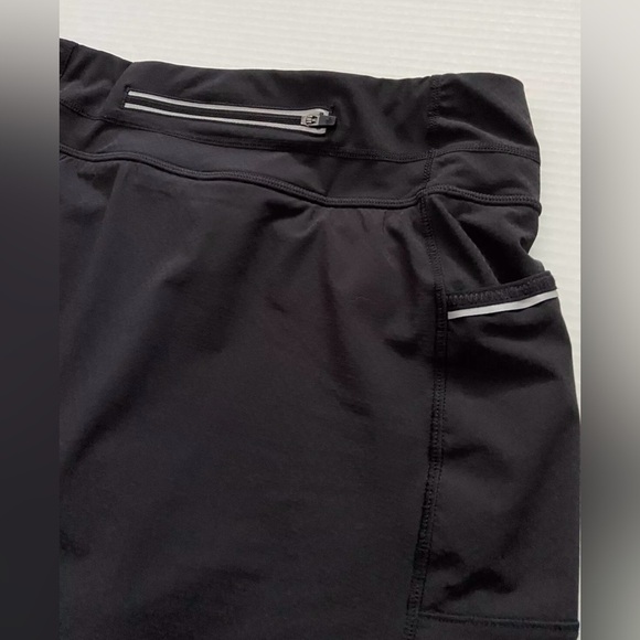 Athleta Black Tennis•Golf•Workout Skirt Skort Back Zip Pocket Side Pockets S - Picture 3 of 6
